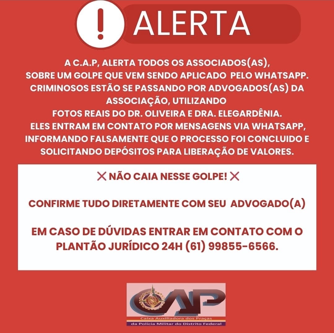 ALERTA DE GOLPE!!!!